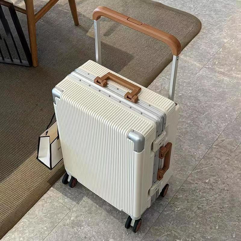 Aluminum Frame Carry On Luggage - Nouvelle valise à roulettes large, grande