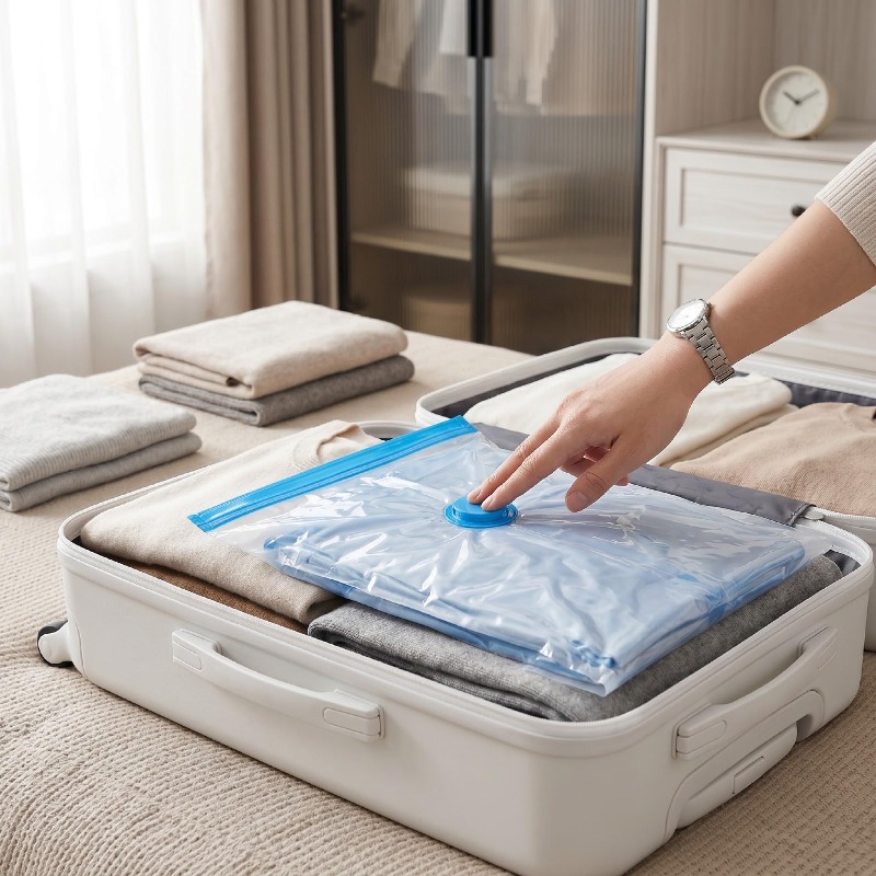 Foldable Rolling Luggage Bag - Sacs de compression pour voyage, sacs