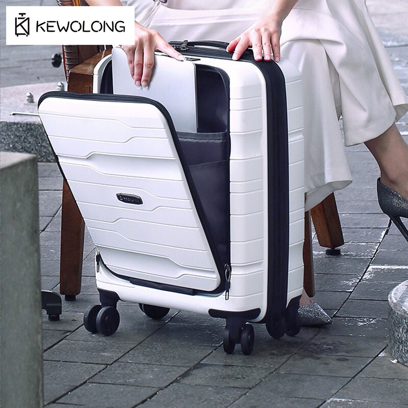 Cabin Size Lightweight Travel Trolley - Valise de cabine à ouverture frontale