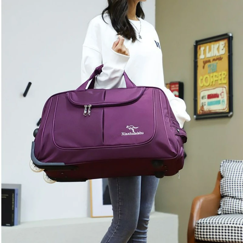 Foldable Rolling Luggage Bag - Sac à roulettes de grande capacité