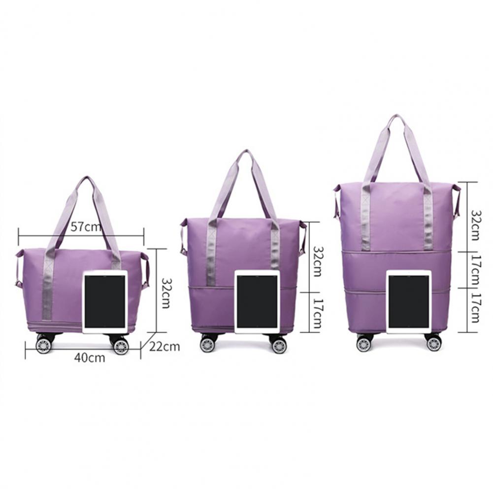 Sac de voyage extensible, sac  - Foldable Rolling Luggage Bag avis et prix