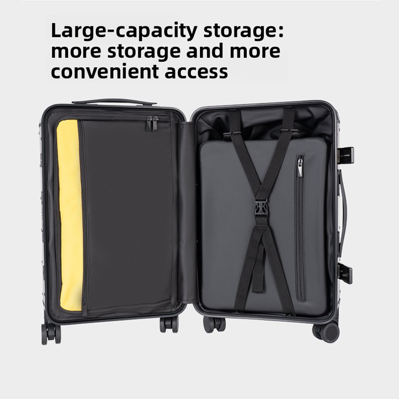 Valise de voyage en fibre de c - Spinner Wheel Rolling Suitcase 20 Inch avis et prix